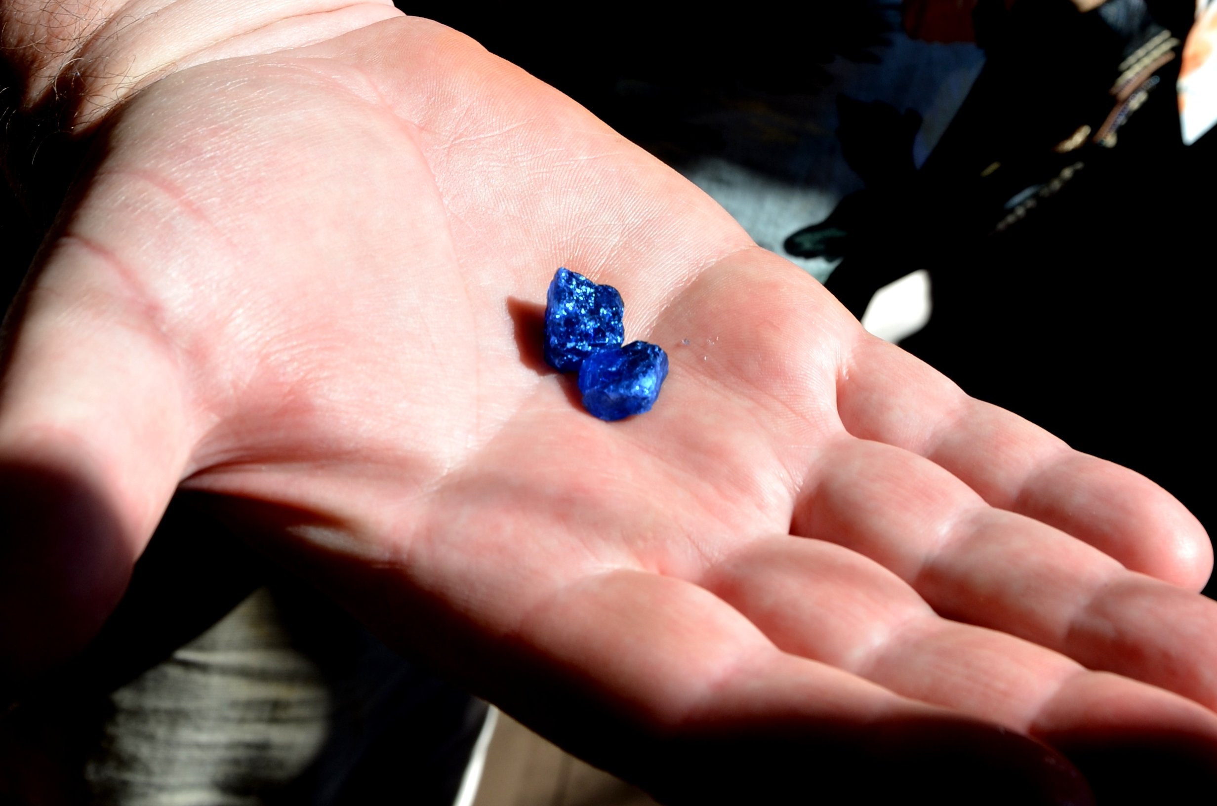 Unheated / untreated blue sapphires