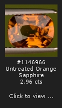 1146966 Untreated Orange Sapphire Bang Kacha Thailand