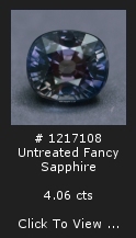 Untreated Teal-Green Sapphire