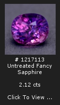 Untreated Purple-Pink Sapphire