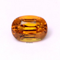 Unheated Orange Sapphire - 1076615